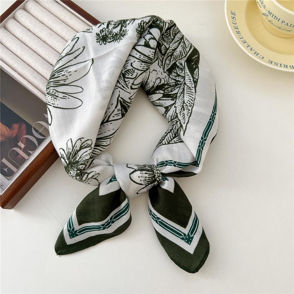 65*65cm Square Hair Scarf Cotton Bandanas Hairband Headband Hairscarf Headscarf Turban Shawl Wrap