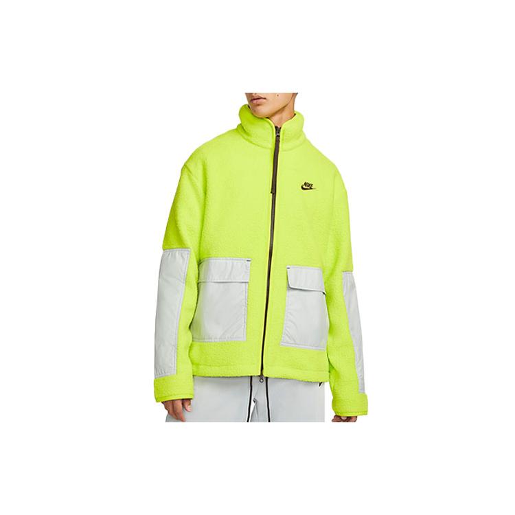 Nike Jackets Men's Green Stand Collar Moderate Other DD5022-345