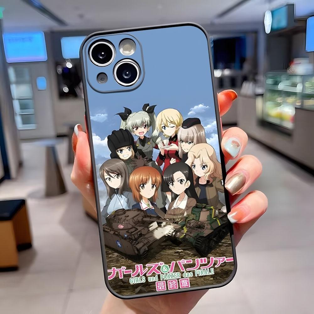 Girls Und Panzer Phone Case Matte Translucent For IPhone 15 Pro 16 Pro Max 13 11 12 14 Xs X Xr 7 8 Plus Se Back Cover