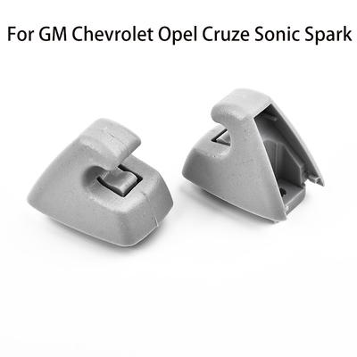 2ks Šedý držiak slnečnej clony Háčik pre GM Chevrolet Opel Cruze Sonic Spark 95994975 Držiak na slnečnú clonu