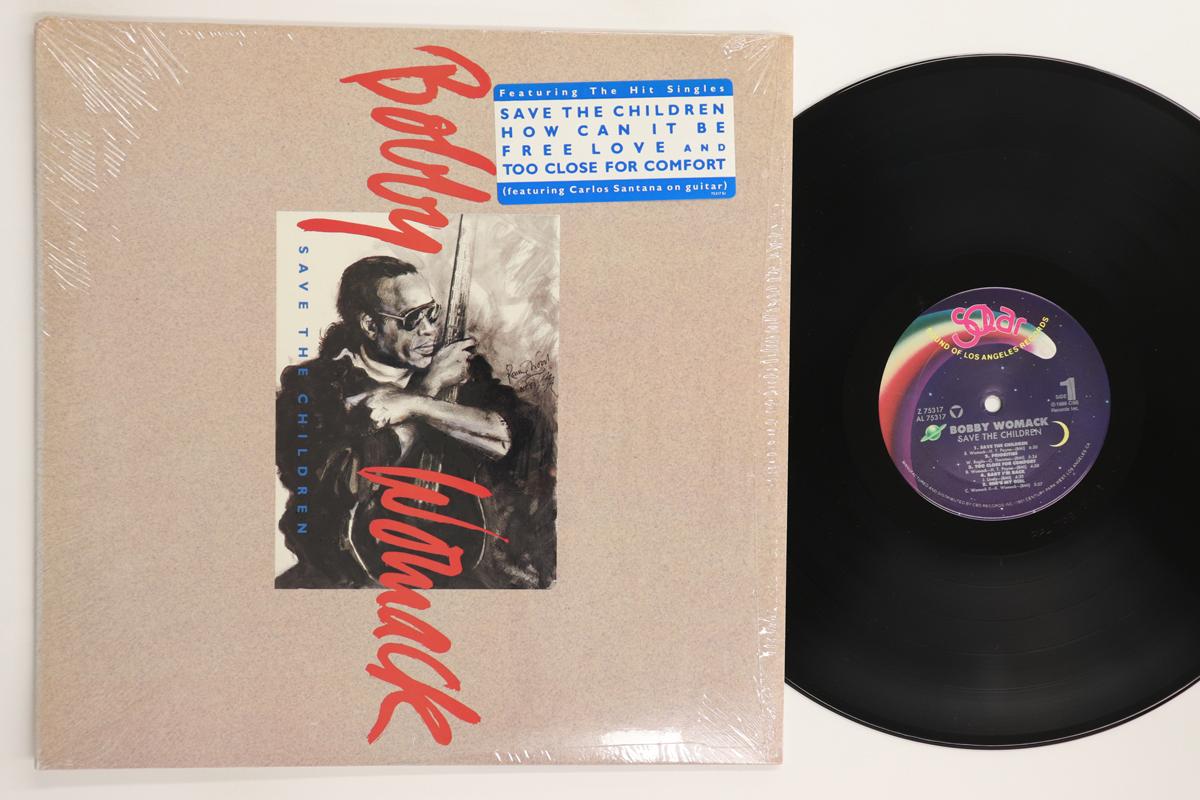 

LP Record BOBBY WOMACK Save The Children Z75317 SOLAR 1989 US SoulFunk Used