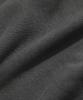 KIIMUIR [Crop] Heavy Cotton Roll-Up Henley Neck Short Sleeve T-Shirt_Charcoal