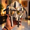 Elmo da gladiatore Doom Maschera facciale forgiata a mano MF Doom Medieval Halloween