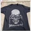 Megadeth Skull Logo T-shirt, Unisex Black Cotton T-shirt, Size S-5XL