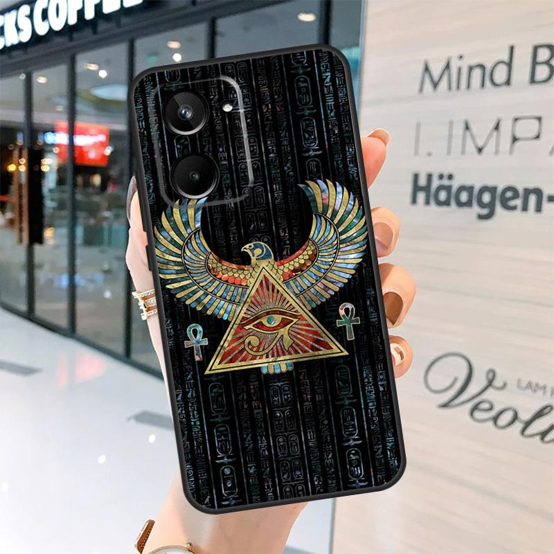 Egyptian Eye Of Horus Case For Realme 15 Pro 14 13 11 12 Pro Plus GT7 GT6 C55 C51 C53 C35 C33 C61 C65 C67 C71 C75