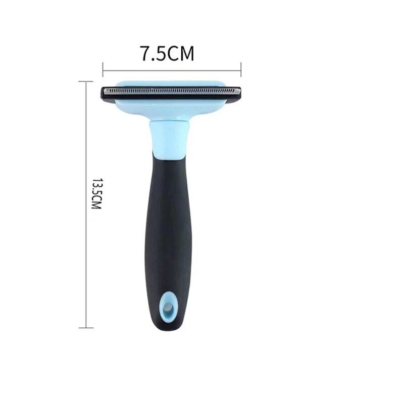 Detachable Dog Hair Removal Combs Pet Grooming Brush Dogs Cats Hair Shedding Massage Brush Dog Float Hair Remover Cleaning Tools