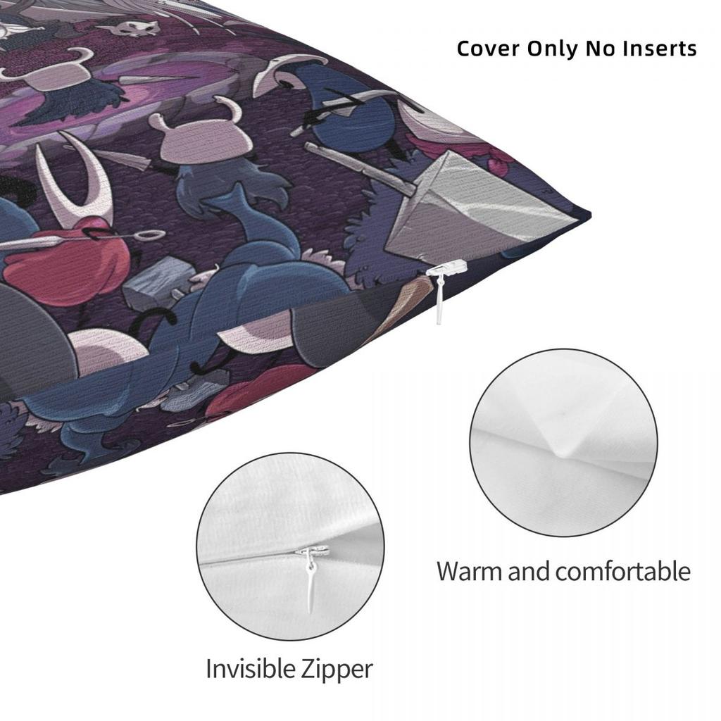 Y2K Home Hollow Knight Funny Gamesdecoration Pillowcase Accessories Pillow Cover Zippered Multi Size