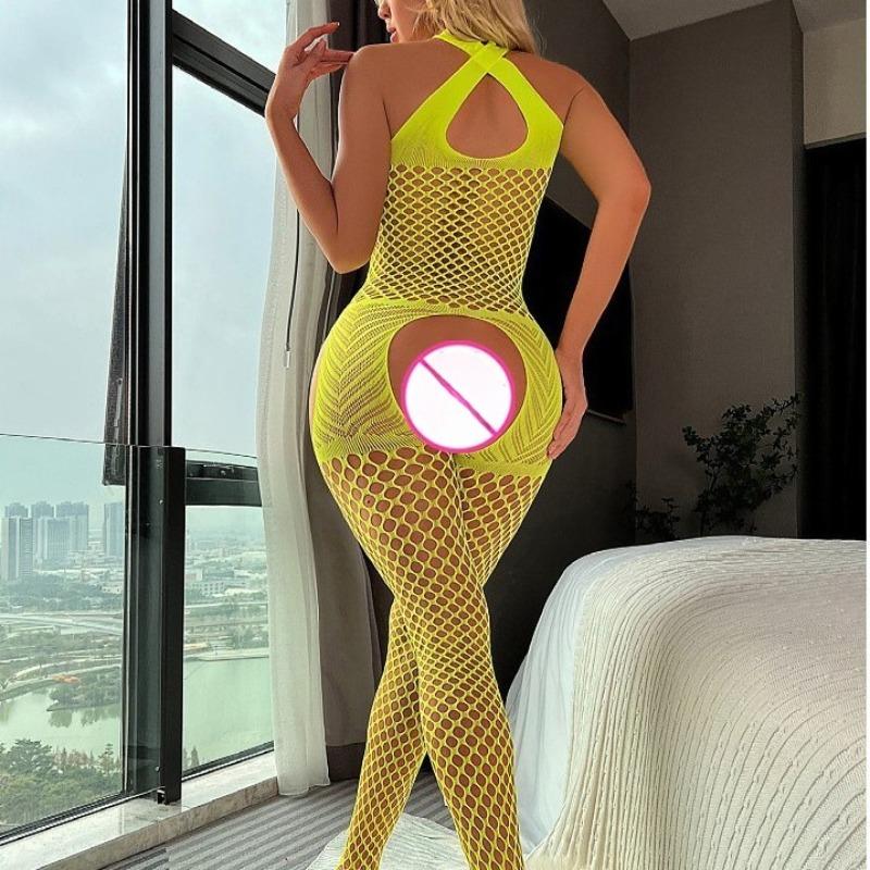 Sexy Underwear Mesh Pajamas Sexy One-piece Plus-size Uniform Props Temptation Stockings