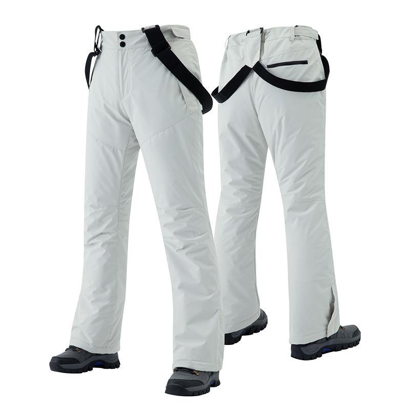Unisex Winter Ski Pants: Warm, Thick, Windproof, Waterproof for Alpine Skiing & Snowboarding