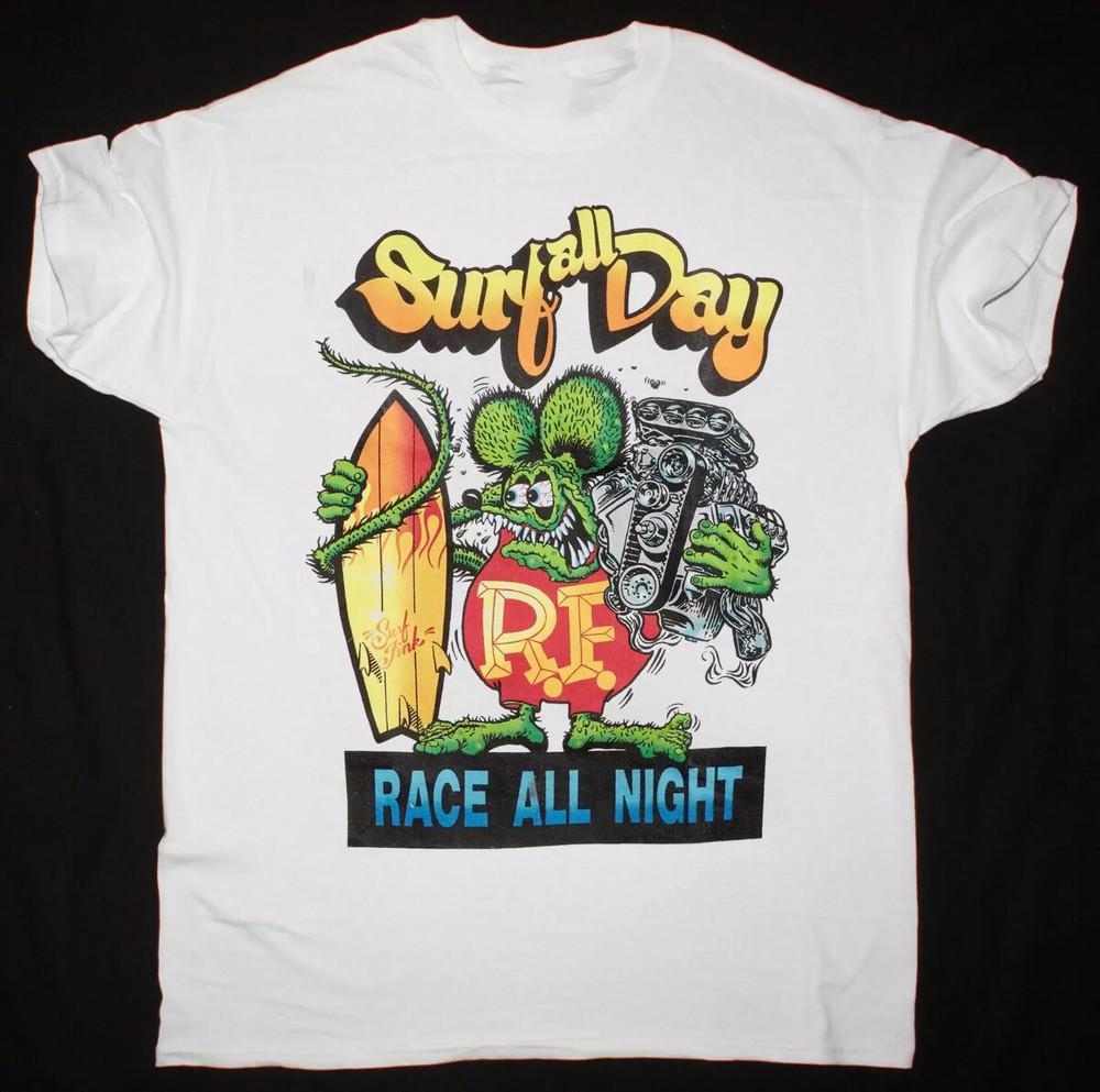 Ed Big Daddy Roth Rat Fink Race All Night T Shirt All Size S To 5XL Unisex T-Shirt S