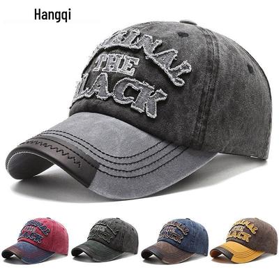 Men's and Women's Retro Korean Style Baseball Caps - Washed Duckbill Sun Hats for Spring and Autumn Outdoor Sports