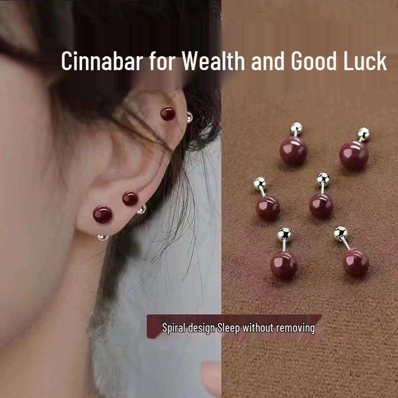 925 Silber Perlenohrringe für Damen - Bequem, schlaffreundlich, Schraubverschluss, ideal für gestochene Ohren.