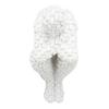 Abstract Mosaic Sculpture White Resin Eco Friendly Bookend Function Thinker Mosaic Statue for