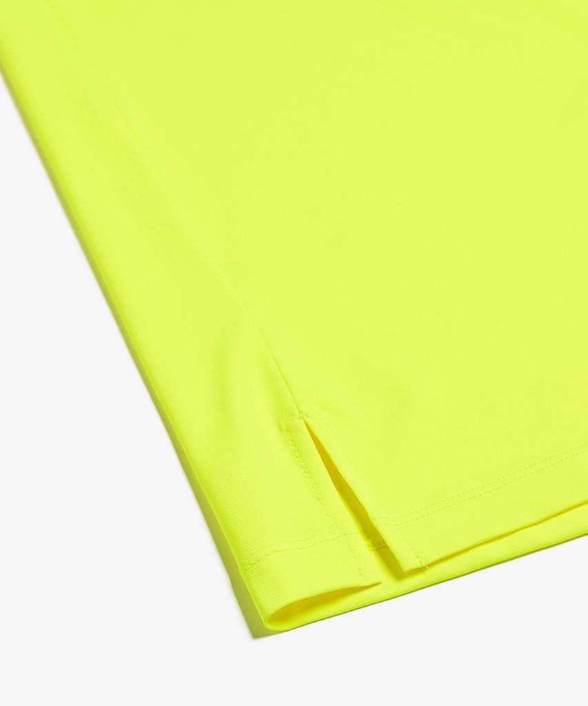 Baellob Lettering Sleeveless Rash Guard Neon