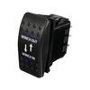 2pcs 20A Winch Out On Rocker Switch 7 Pin LED, Blue & Green