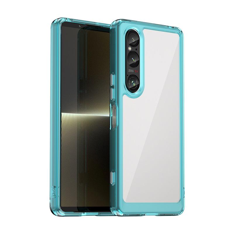 For Sony Xperia 10 VI Case For Xperia 10 VI Cover Colorful Soft Edge Silicone Transparent Shockproof Bumper For Xperia 10 VI