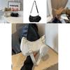 Trendy Retro Pu Shoulder Bag Stylish Solid Color Crossbody Bag For Daily Use