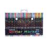 Double-Headed Glitter Marker Fluorescent Pen for Art, DIY, and Dual-Color Notes