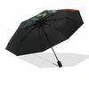 1pc My Hero Academia Izuku Midoriya Deku Outdoor Umbrella - Automatic Opening/Closing, Portable 3-Fold Design with 8-Rib Iron Frame - Perfect Gift for