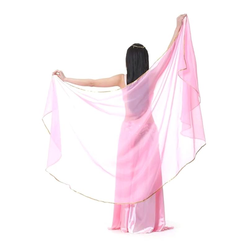 

Chiffon Scarf Shawl Women Sunscreen Silk Scarf Turban Long Wrap Beach Travel рожевий