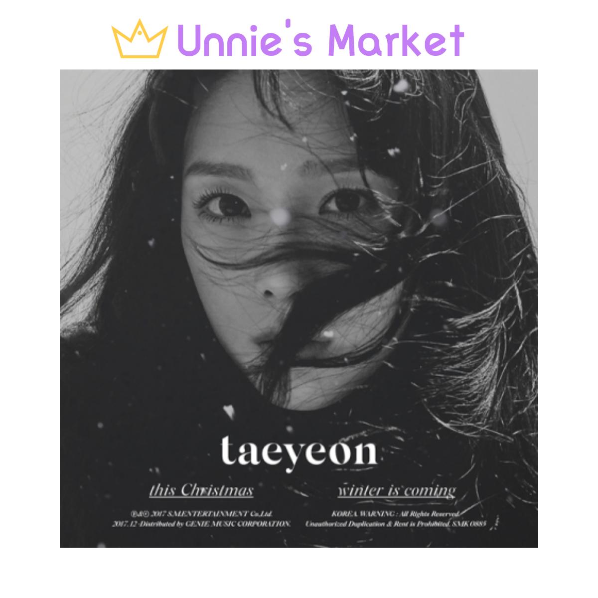 

TAEYEON - This Christmas - Winter Coming + Бесплатный подарок 1EA
