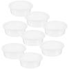 20Pcs Food Storage Containers Large Plastic Condiment Containers with Lids Take-Out Sauce Cups Meal Prep Disposable Bowls