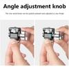 Aluminum Alloy Hot Shoe Bracket Adjustable Damping Ballhead Bracket Holder for LED Video Light Camera Phone Stand