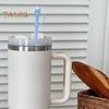 1/6ks sada silikonových brček pro sklenice o objemu 30/40 oz, opakovaně použitelná brčka s kryty, potravinářská snadno čistitelná náhradní silikonová brčka na cesty a venkovní použití