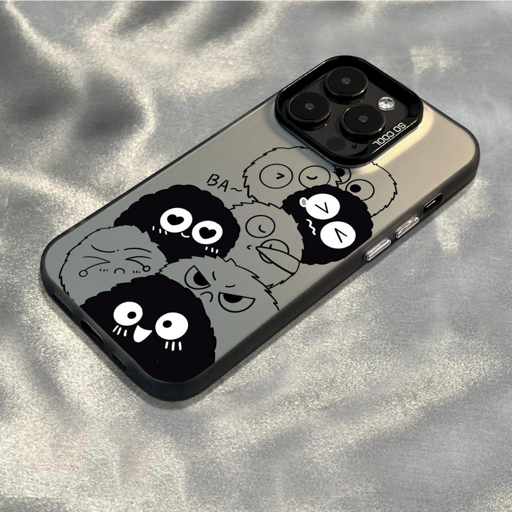 Funny smiley face small briquettes for apple 15promax mobile phone case advanced sense 14/13/12 all-inclusive 11 explosion