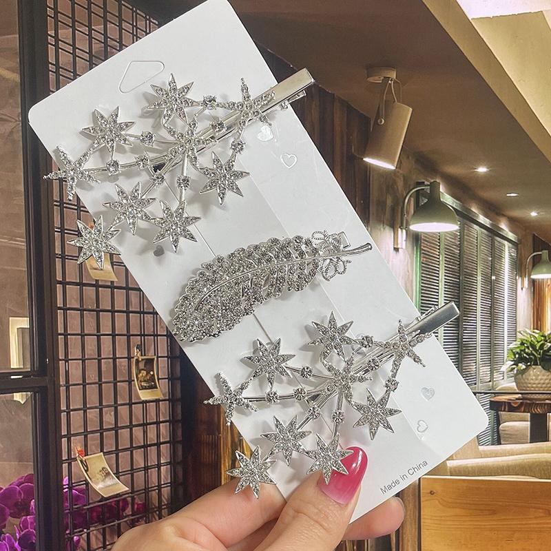 Pearl Hair Clip For Women Korean Hairpins Girl Geometric Crystal Hair Barrettes Fashion New Hairgrip Headwear Hair Accessories