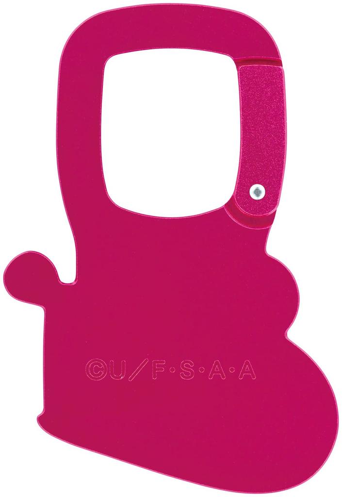 Skater Aluminum Carabiner Accessory Crayon Die-Cut - Shin-chan Waniyama-san ZAC1D-A