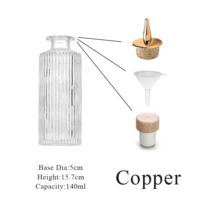 Cocktail Bitters Bottles With Cap Vintage Glass With Stainless Steel Caps Kitchen Seasoning Tools Bar Bartender Accessories