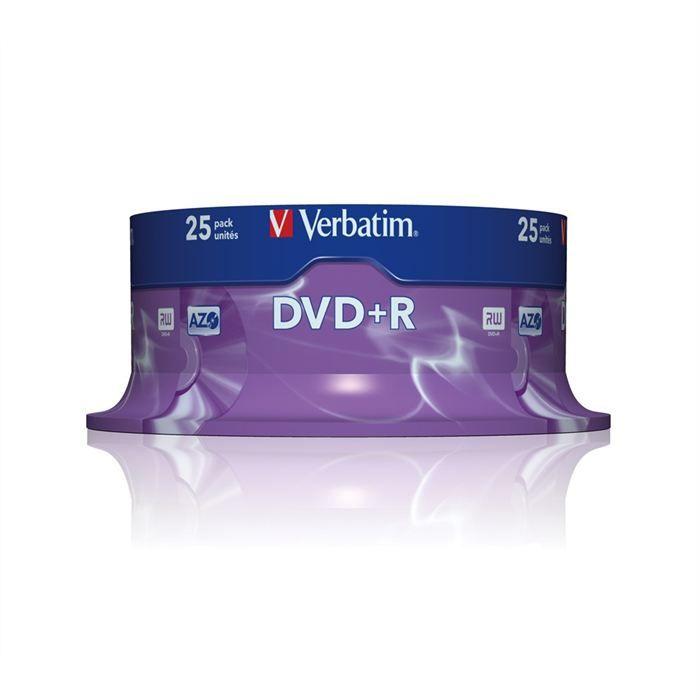 DVD+R - VERBATIM - 16x - 4,7 GB - Vřeteno 25 kusů