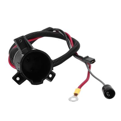 Receptáculo Carregador Club Car com Chicote 1033755‑01 Substituição para Carrinhos Elétricos Precedent 2004‑Em Diante 48V