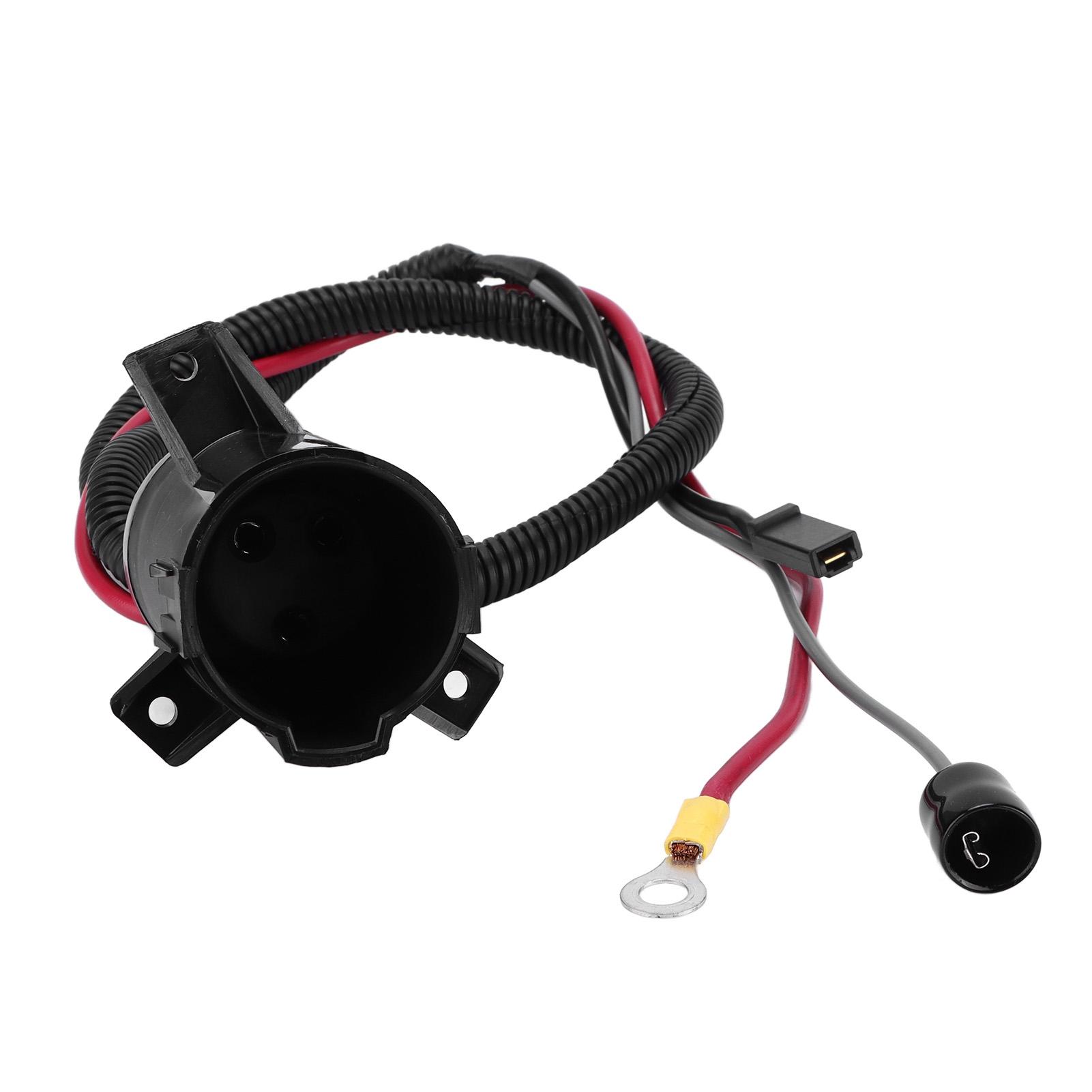 Presa per Caricabatterie Club Car con Cablaggio 1033755‑01 Sostituzione per Golf Cart Elettrici Precedent 2004‑In Poi 48V