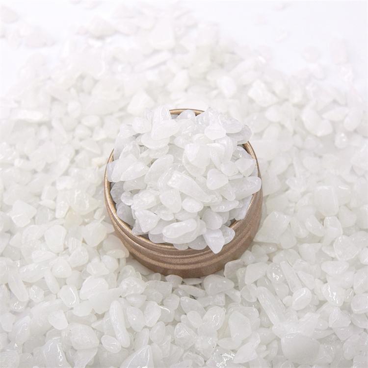 Hisenlee 500G Natural Crystal Aquarium Gravel Rocks Tumbled Crushed Stones Fountain Vase Planters Decorative Christmas New Year