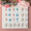Polymer Ton Schneideformen Schneider Wellige Kante Alphabet Zahl Tonform DIY Backen Ohrringe Schmuck Anhänger Herstellung Keramikwerkzeuge
