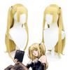 Anime Comic DEATH NOTE Cosplay Misa Amane Imitation Δερμάτινο Σέξι Φόρεμα Λαιμός Κοσμήματα Κάλτσες Στολή Αποκριάτικη περούκα Νέα
