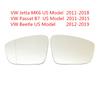 Side Mirror Glass For VW Jetta MK6 2011-2018 Passat B7 2011-2015 Beetle 2012- US Model With Heating Rearview Mirror Lens