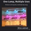 LED Cabinet Night Light USB Rechargeable Wireless Under Cabinet Lamp For Kitchen Bedroom Wardrobe Display Indoor Lighting
