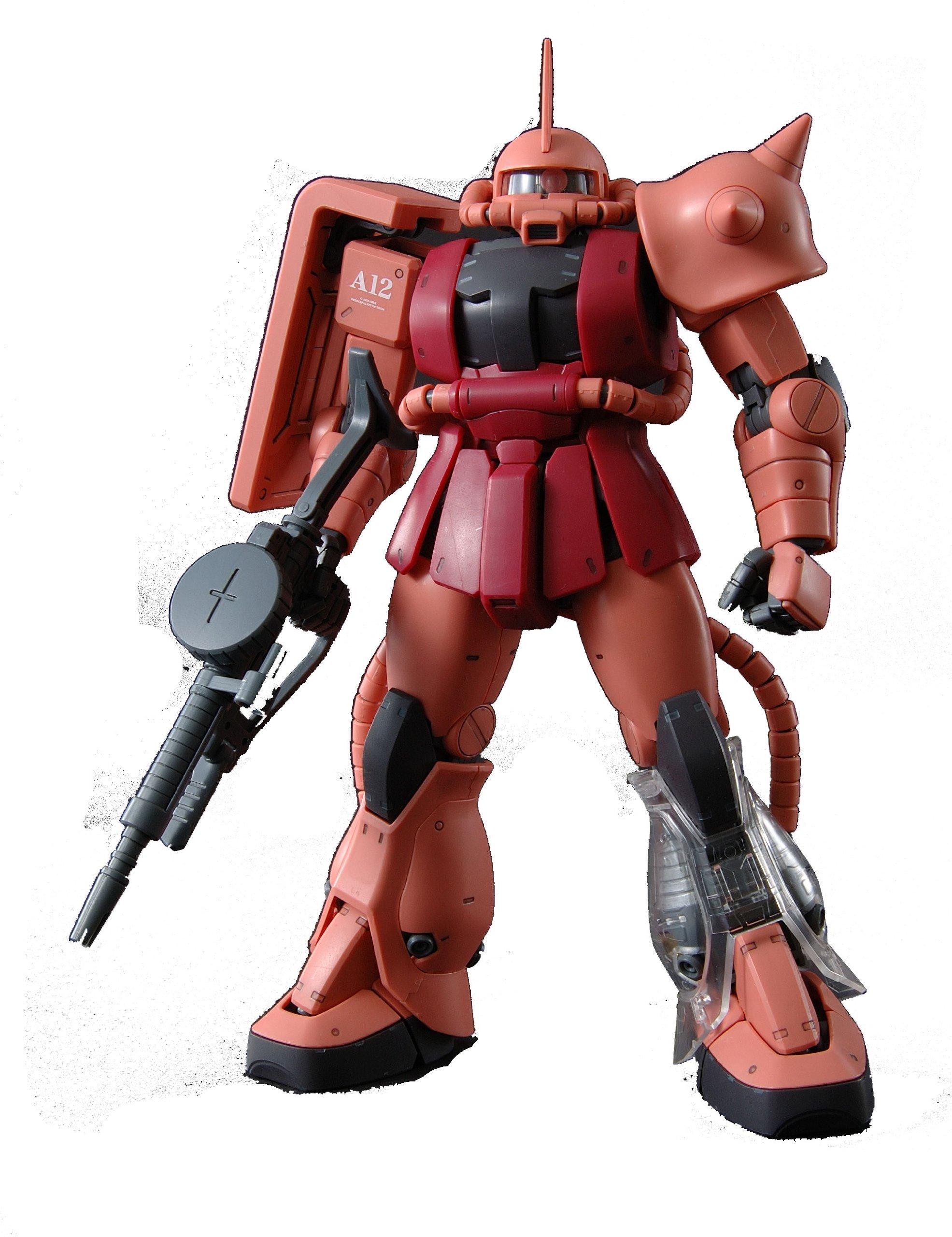 

MG Char Zaku II exclusive clear Suit 1/100 MS-06S Aznable s ver. 2.0 (with parts) (Mobile Gundam)