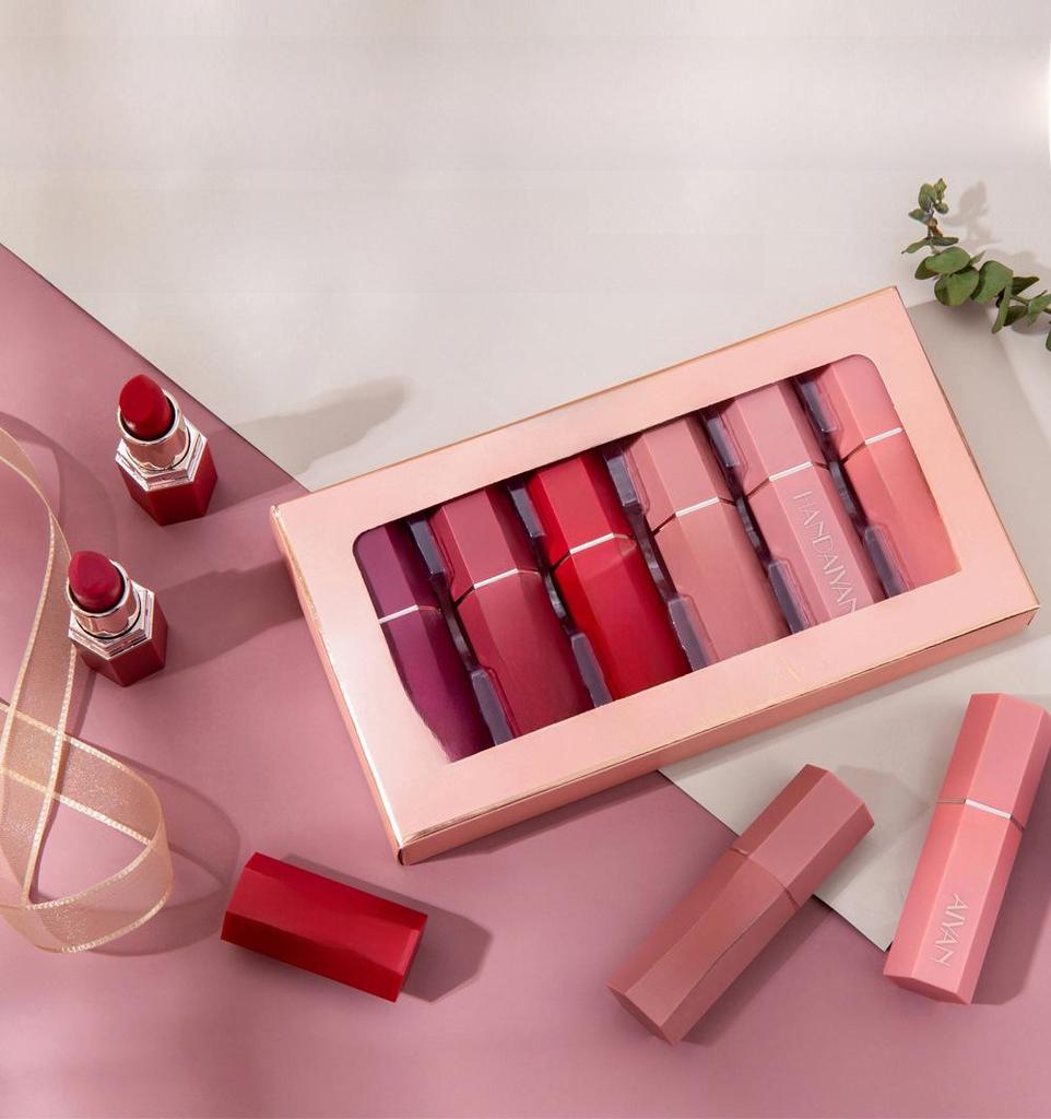 HANDAIYAN 6-Piece Matte Lipstick Set