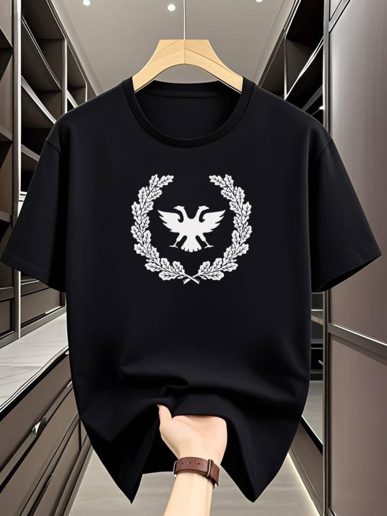 Navy Blue T-shirt - Lightweight Quick-Dry Breathable Summer Tee L