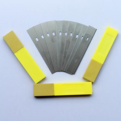 10 pezzi 4 pollici raschietto lame ispessite affilato acciaio al carbonio universale strumento di pulizia set di lame