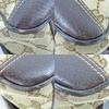 Used GUCCI Boston Bag 161720 Sherry Pretty GG Canvas/leather Beige Dark Brown Shoulder