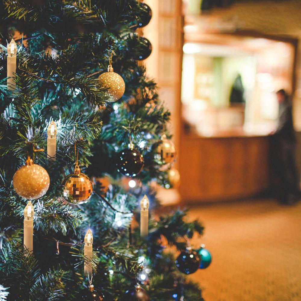 10 PCS Flameless Candles with Remote Control Realistic Color Changing LED Candles Battery Powered