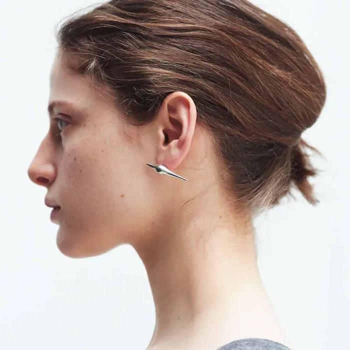 Axis Stud Earrings (Center Axis)