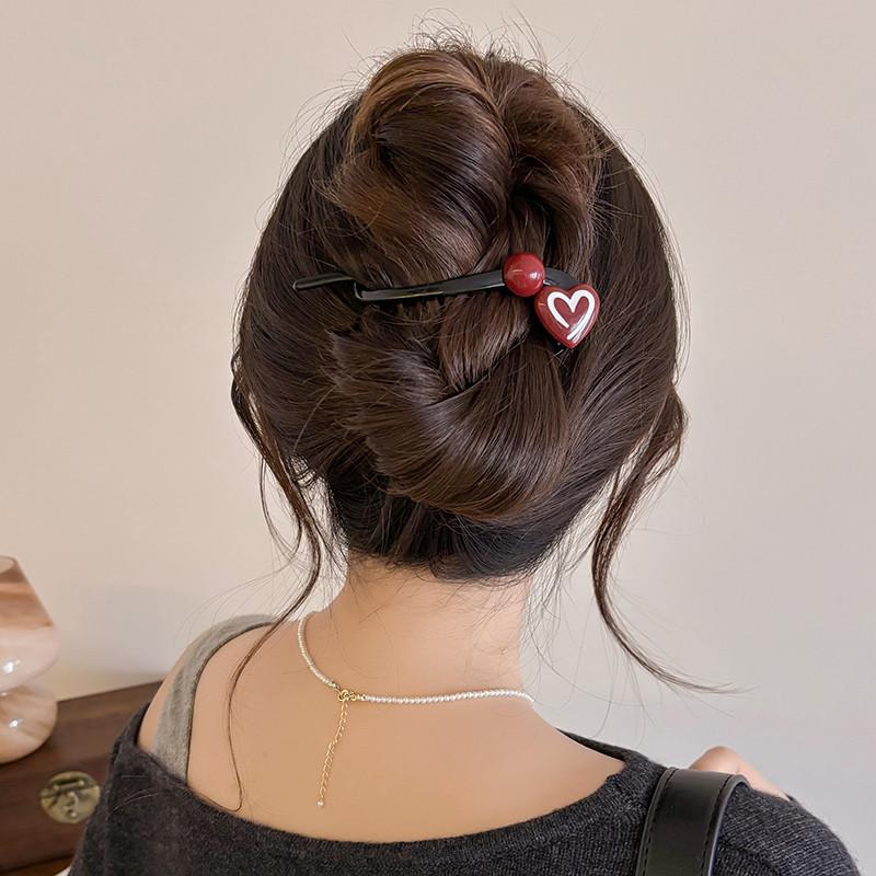 Francouzská retro perlová twist sponka do vlasů—Elegantní jednoslovný styl pro ženy