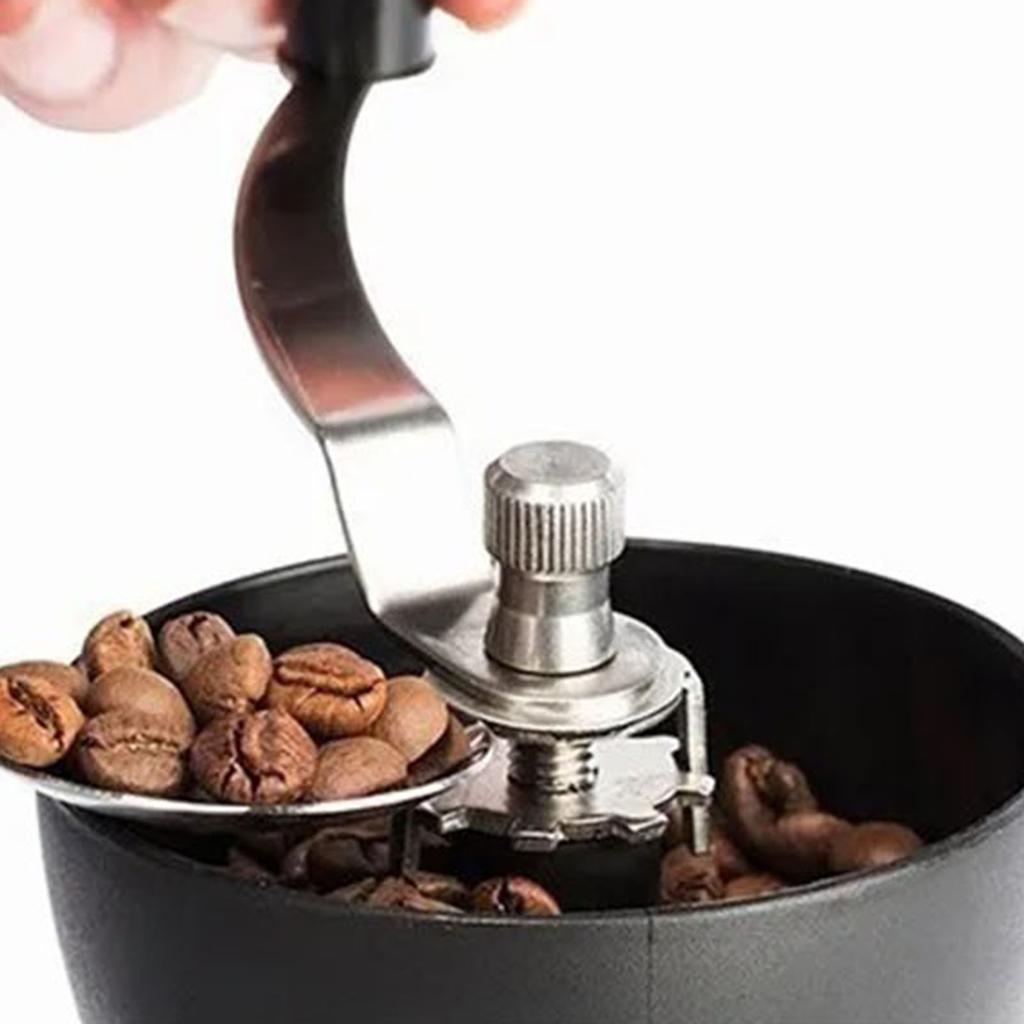 Manual Coffee Bean Grinder with Manual Adjustment Tank Small Hand Coffee Machine