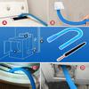 Flexible Dryer Vent Cleaning Kit Lint Remover Brush Vacuum Hose Attachment Universal Cleaning Tool for Dryer Washing Machine Hom